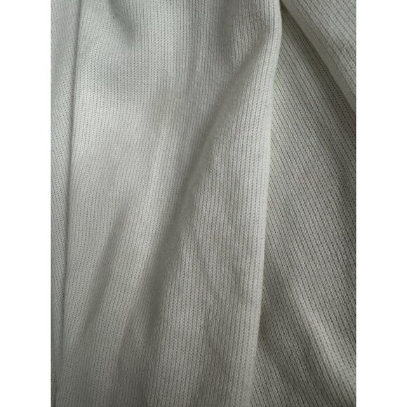 Nu Sport White Zip Up Y2K Style Fitted Jacket Cardigan M Minimalist Layer - Picture 10 of 11